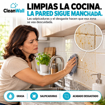 CleanWall™ - Aluminio Adhesivo Ultraresistente