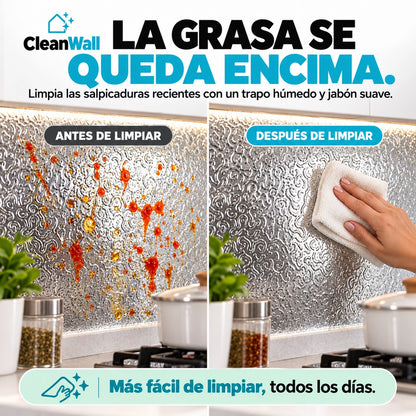 CleanWall™ - Aluminio Adhesivo Ultraresistente