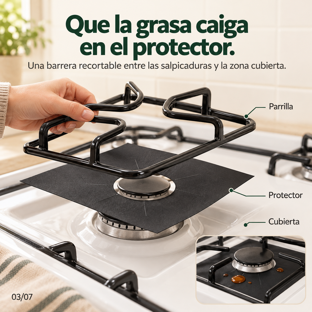 GreaseOff™ - Pack Protector de Estufa