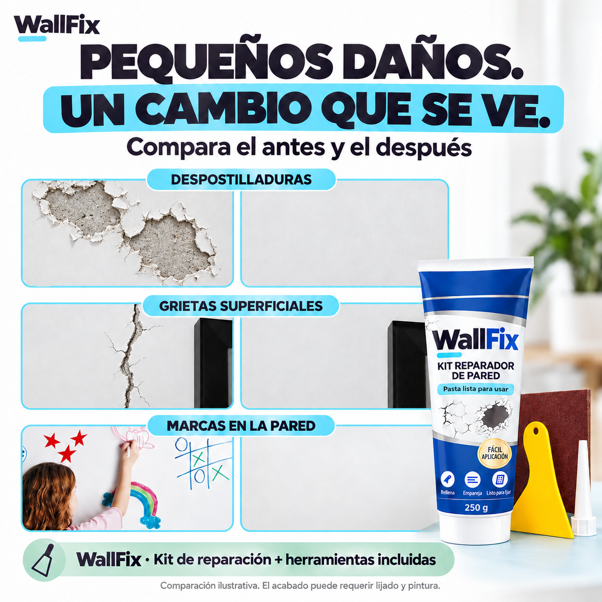WallFix - Pasta Premium Repara Todo